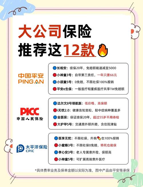 3家大保险公司高性价比保险产品推荐